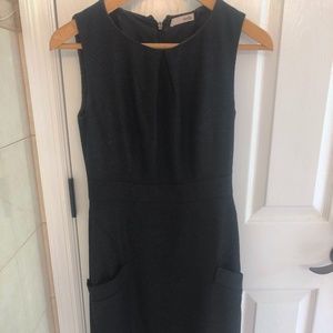 Freda navy dress with pockets